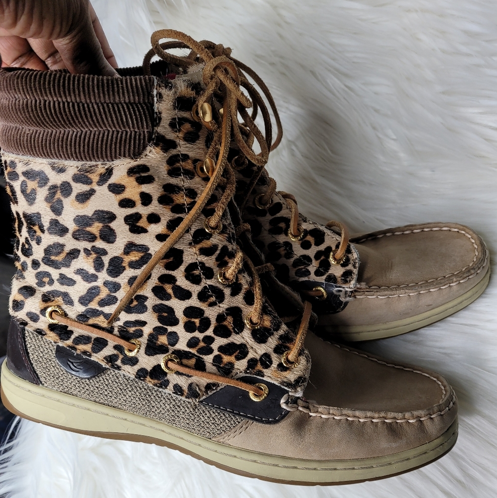 Sperry top- spider high tops - Picture 7 of 9
